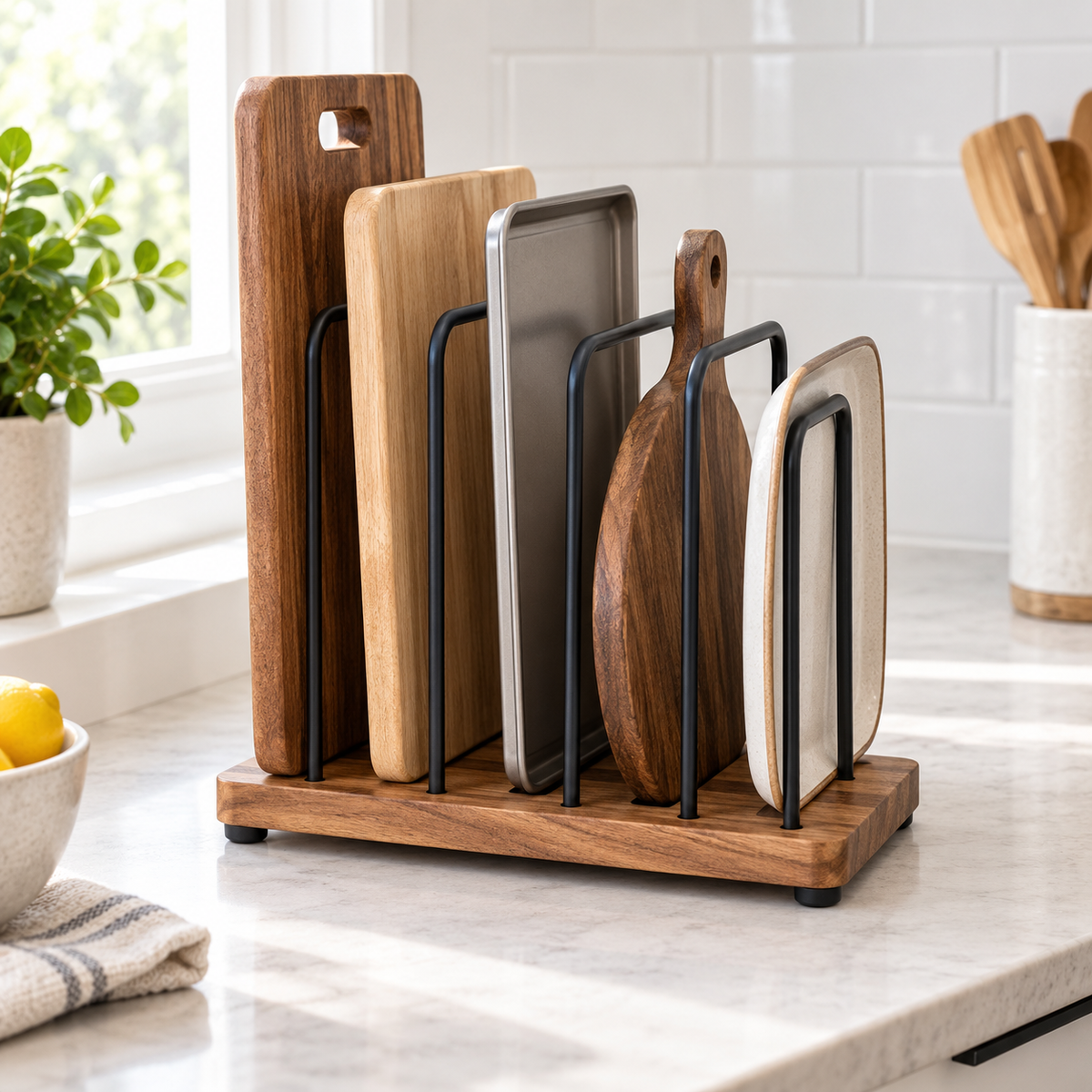 MapleNest Cutting Board Organizer
