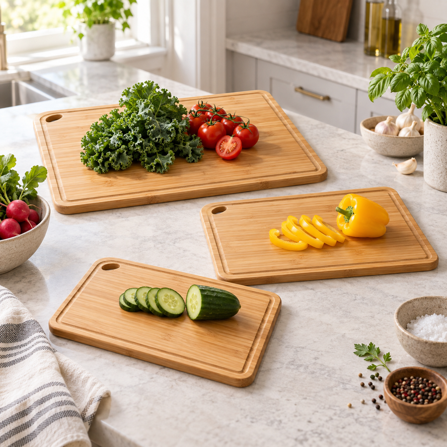 Oakridge Bamboo Cutting Board Set