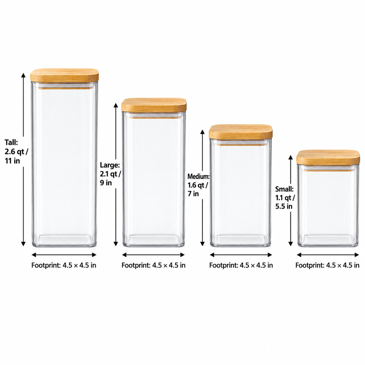 DailyStore Airtight Container Set