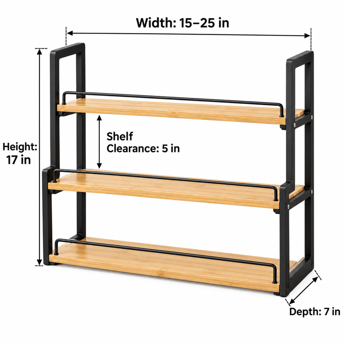 PantryLine Expandable Spice Rack